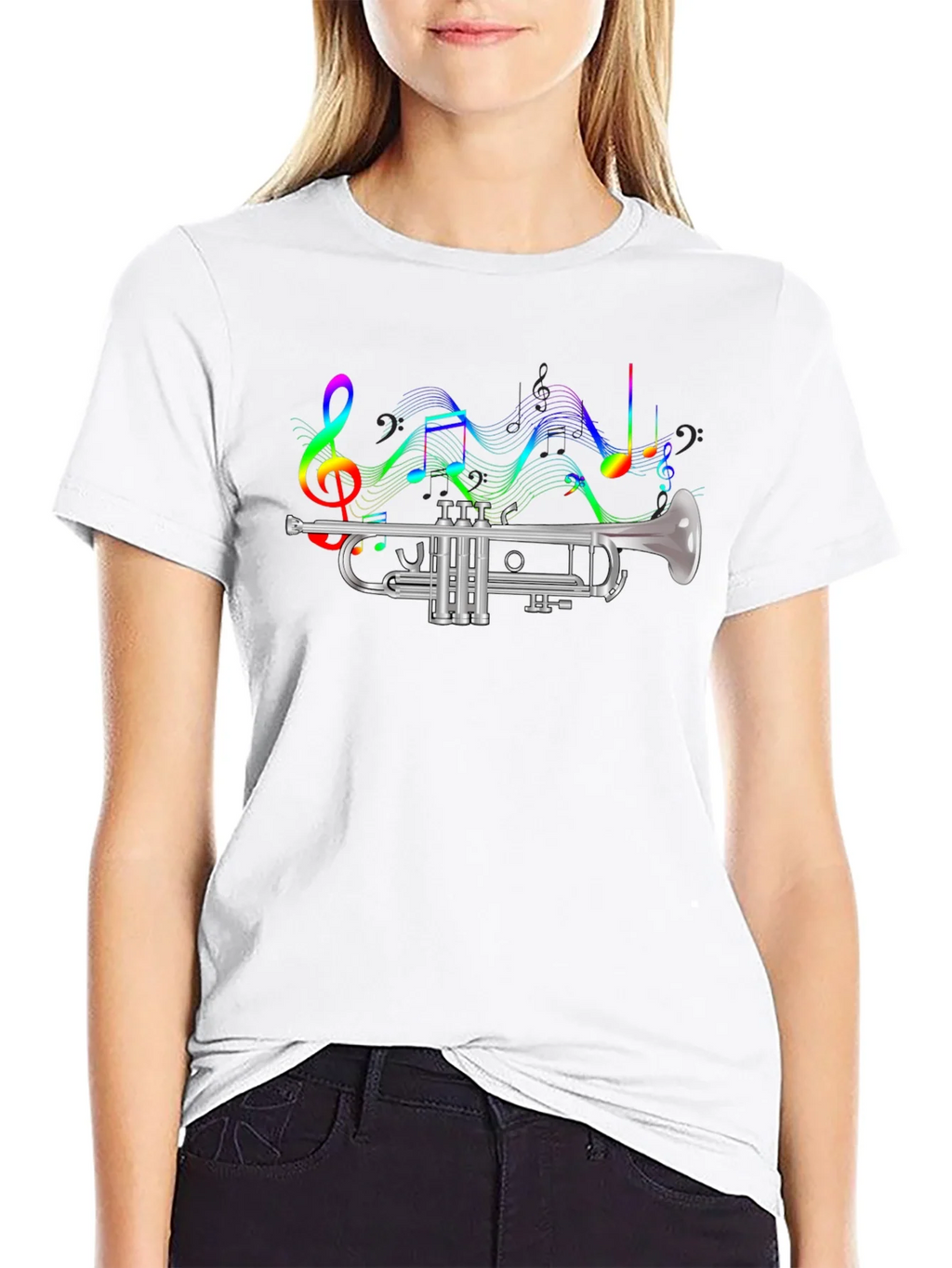 Musical Trumpet Graphic T-Shirt product image 8