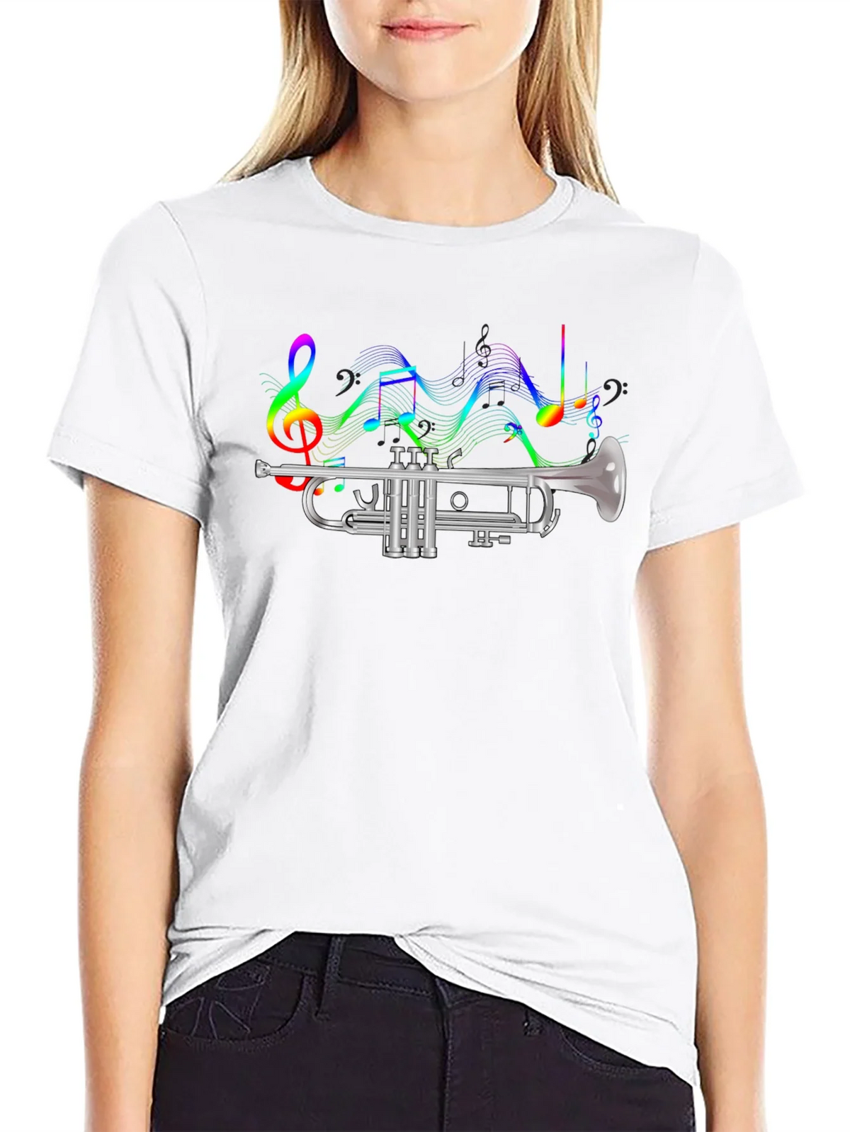Musical Trumpet Graphic T-Shirt product image 8