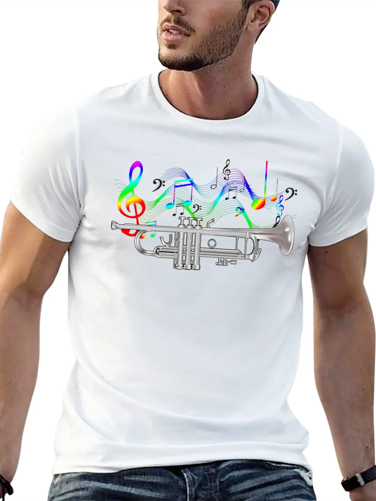 Musical Trumpet Graphic T-Shirt product image 12