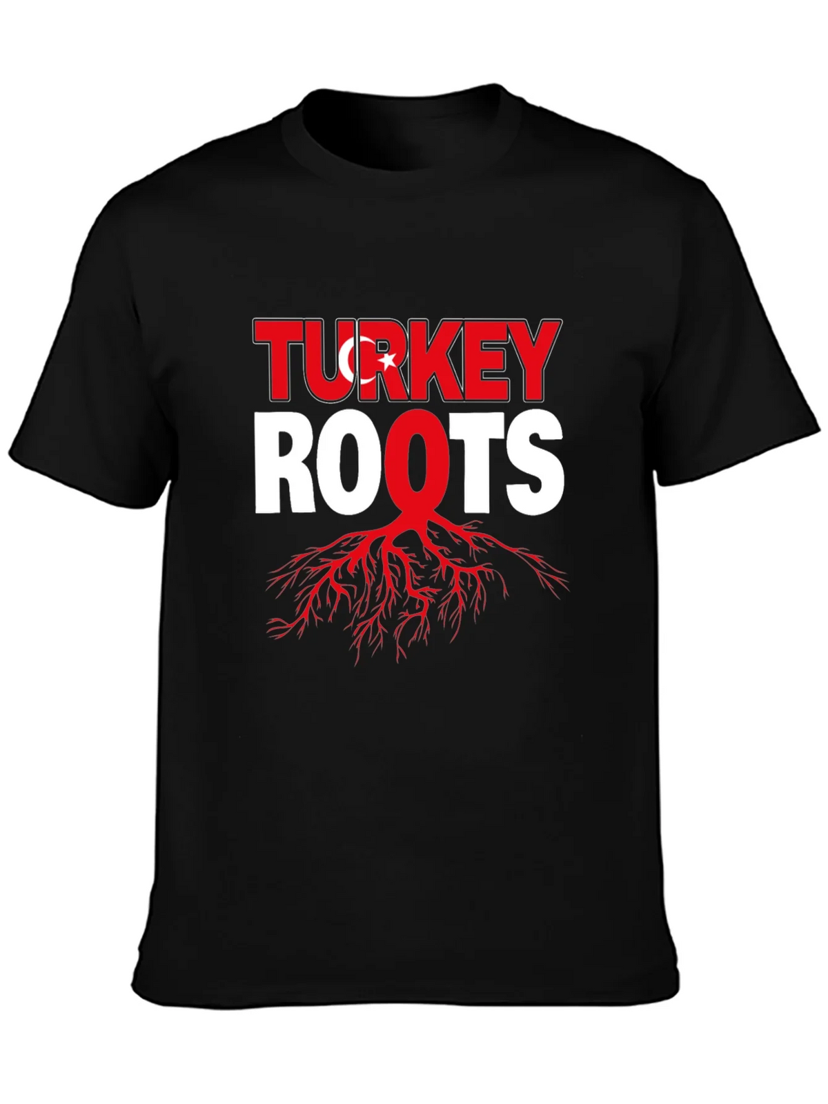 Turkey Roots Graphic Tee - Black product image 3