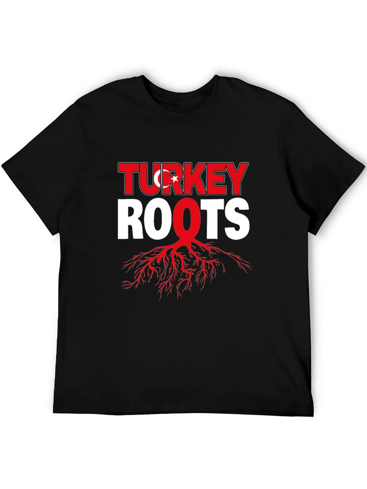 Turkey Roots Graphic Tee - Black product image 5