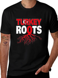 Turkey Roots Graphic Tee - Black product image 1