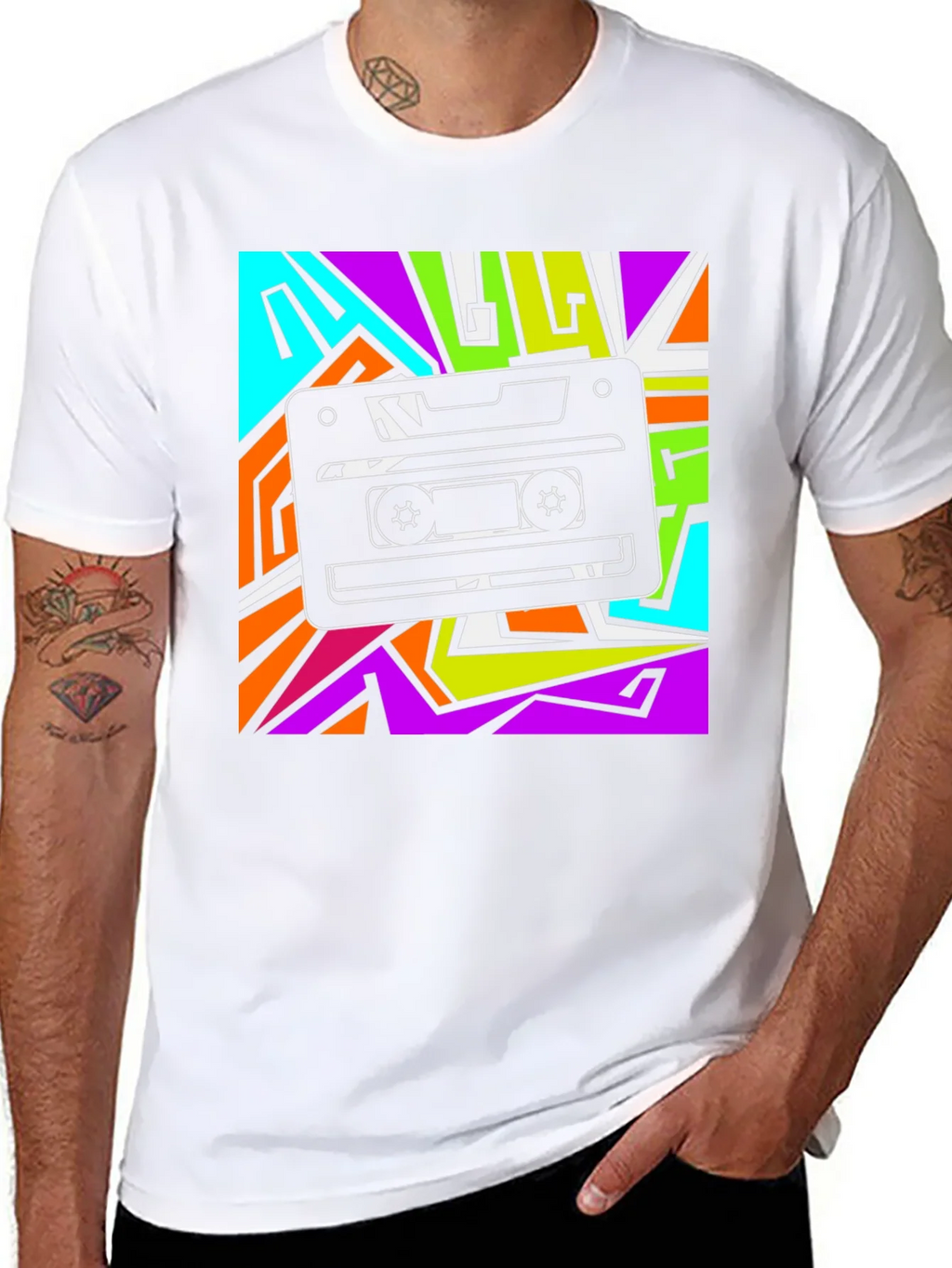 Retro Cassette Tape T-Shirt product image 7