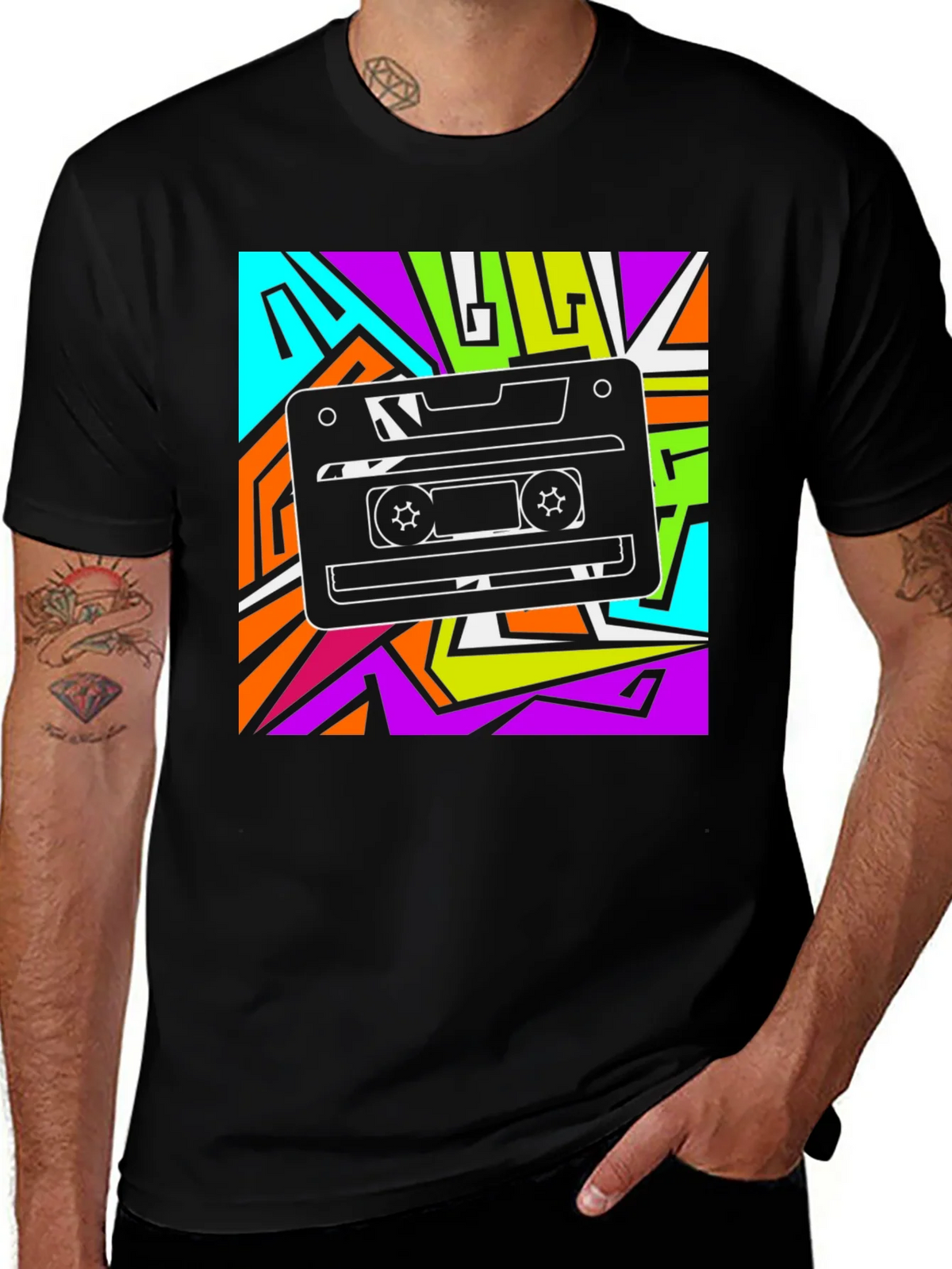 Retro Cassette Tape T-Shirt product image 1