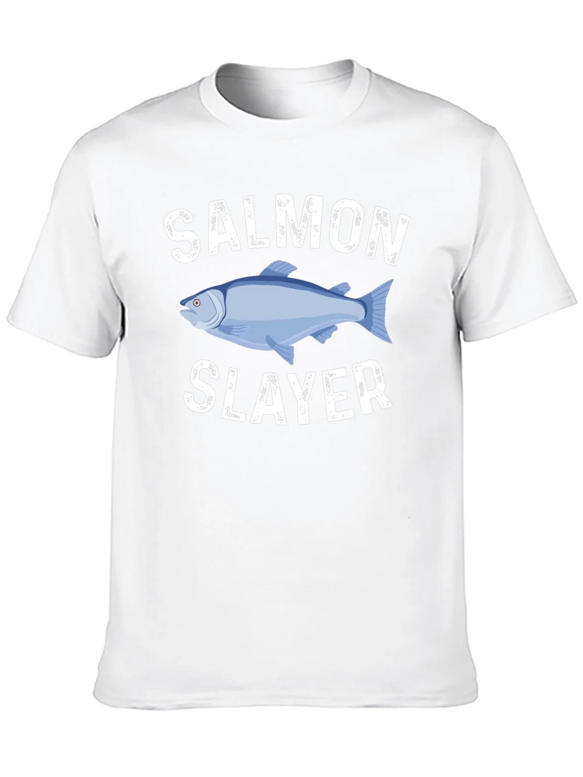 Salmon Slayer Graphic Tee - Fishing Humor T-Shirt product image 9