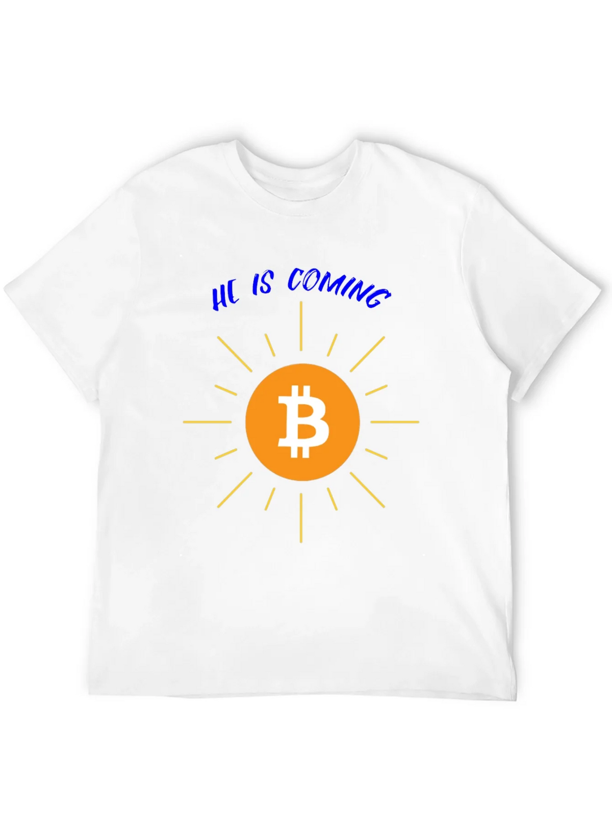 Bitcoin is Coming Graphic Tee - Crypto T-Shirt product image 11
