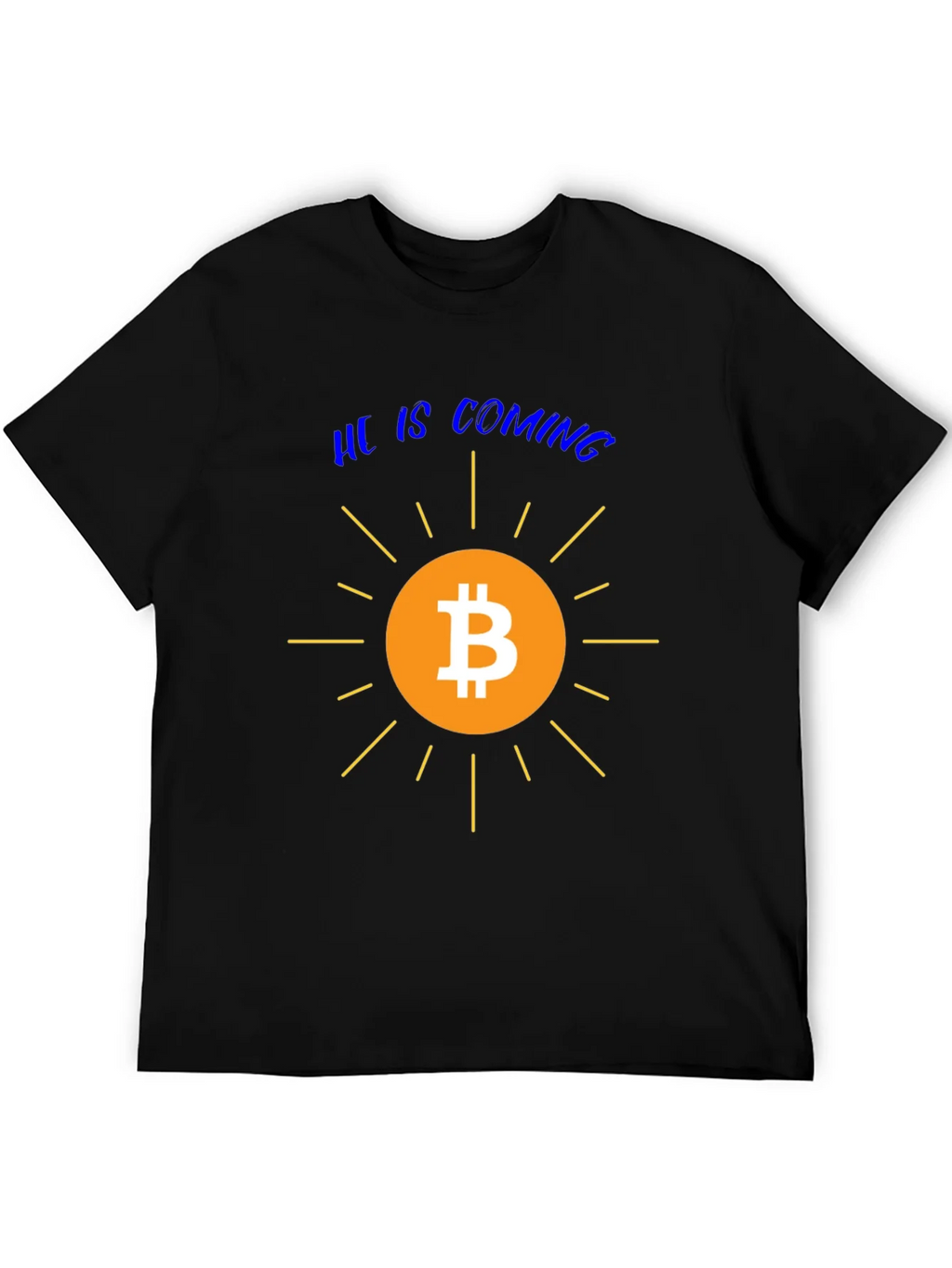 Bitcoin is Coming Graphic Tee - Crypto T-Shirt product image 5