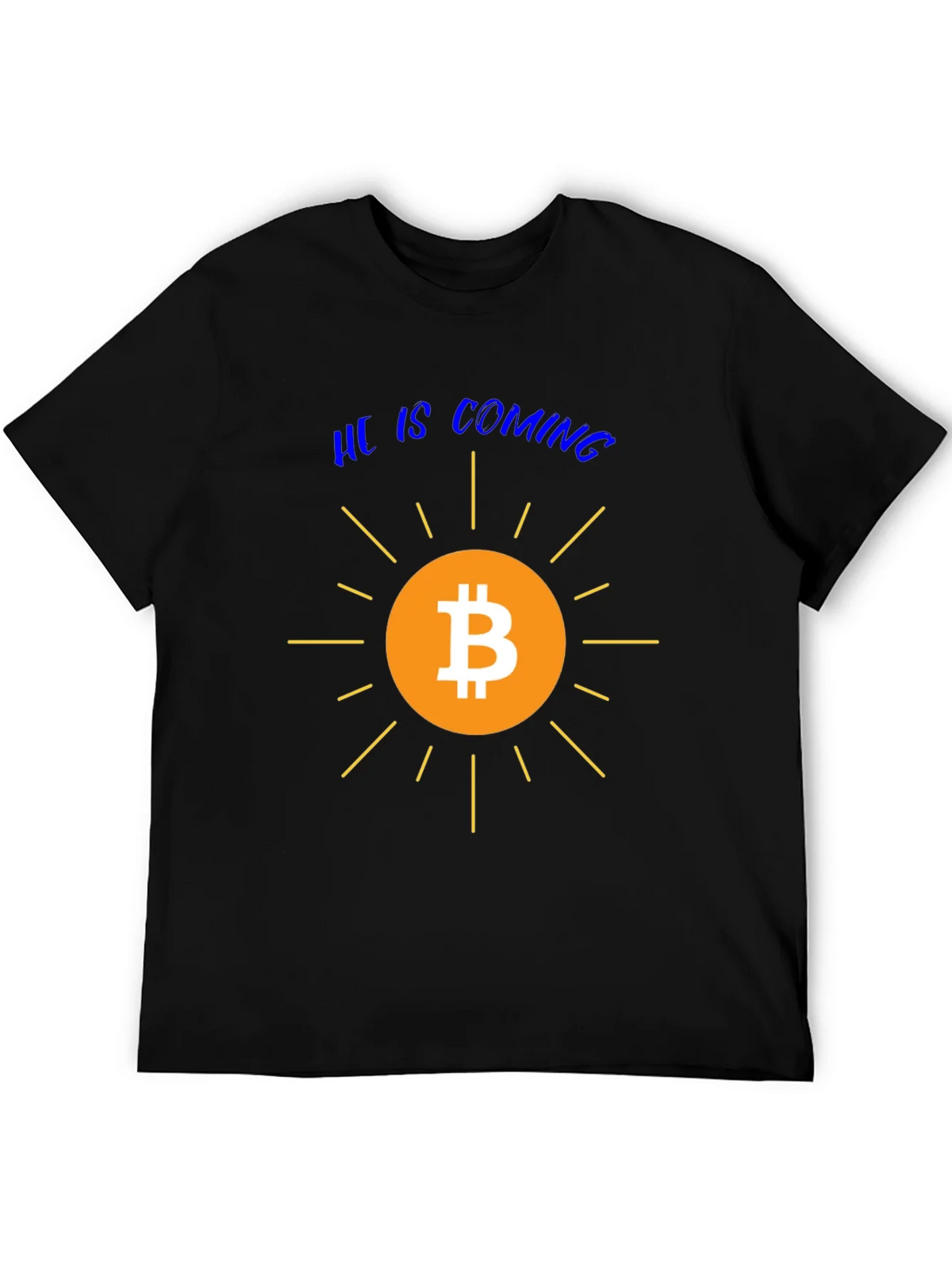 Bitcoin is Coming Graphic Tee - Crypto T-Shirt product image 5