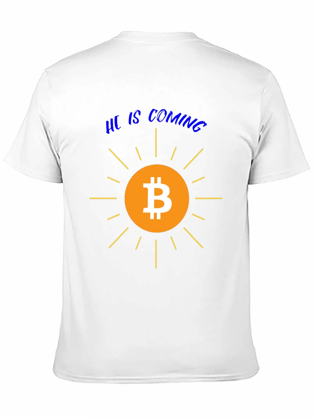 Bitcoin is Coming Graphic Tee - Crypto T-Shirt product image 10