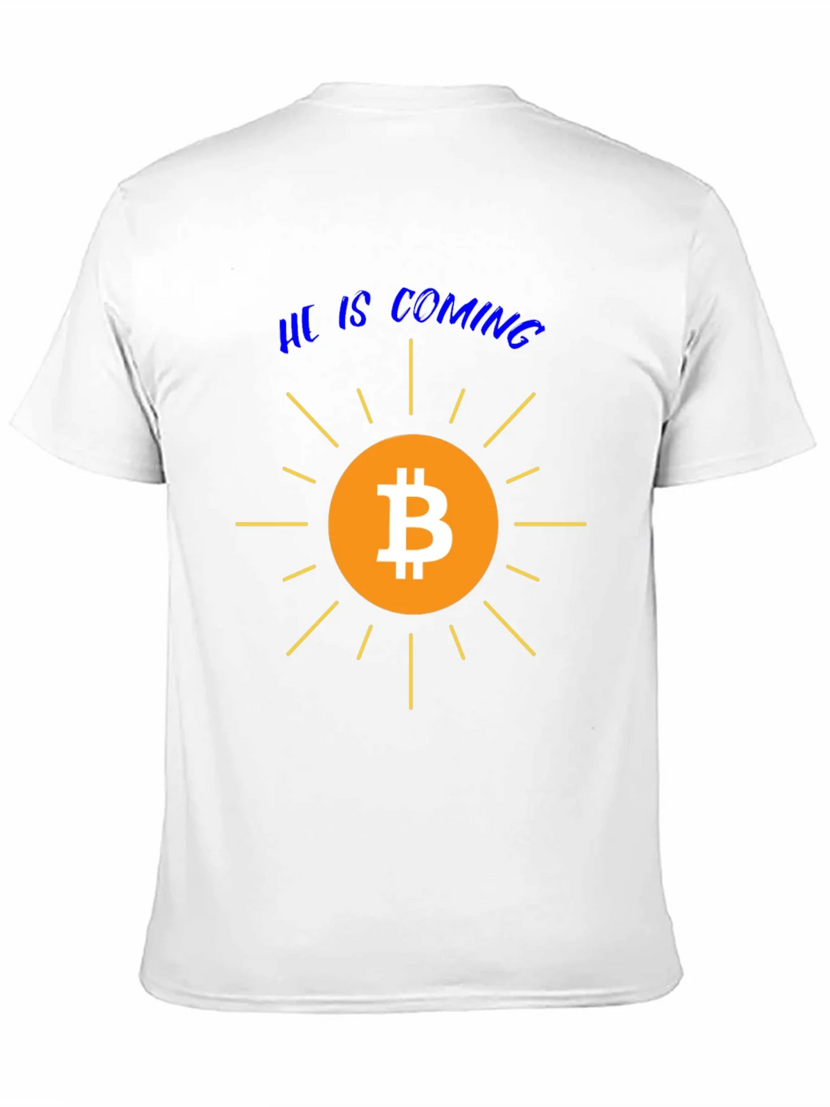 Bitcoin is Coming Graphic Tee - Crypto T-Shirt product image 10