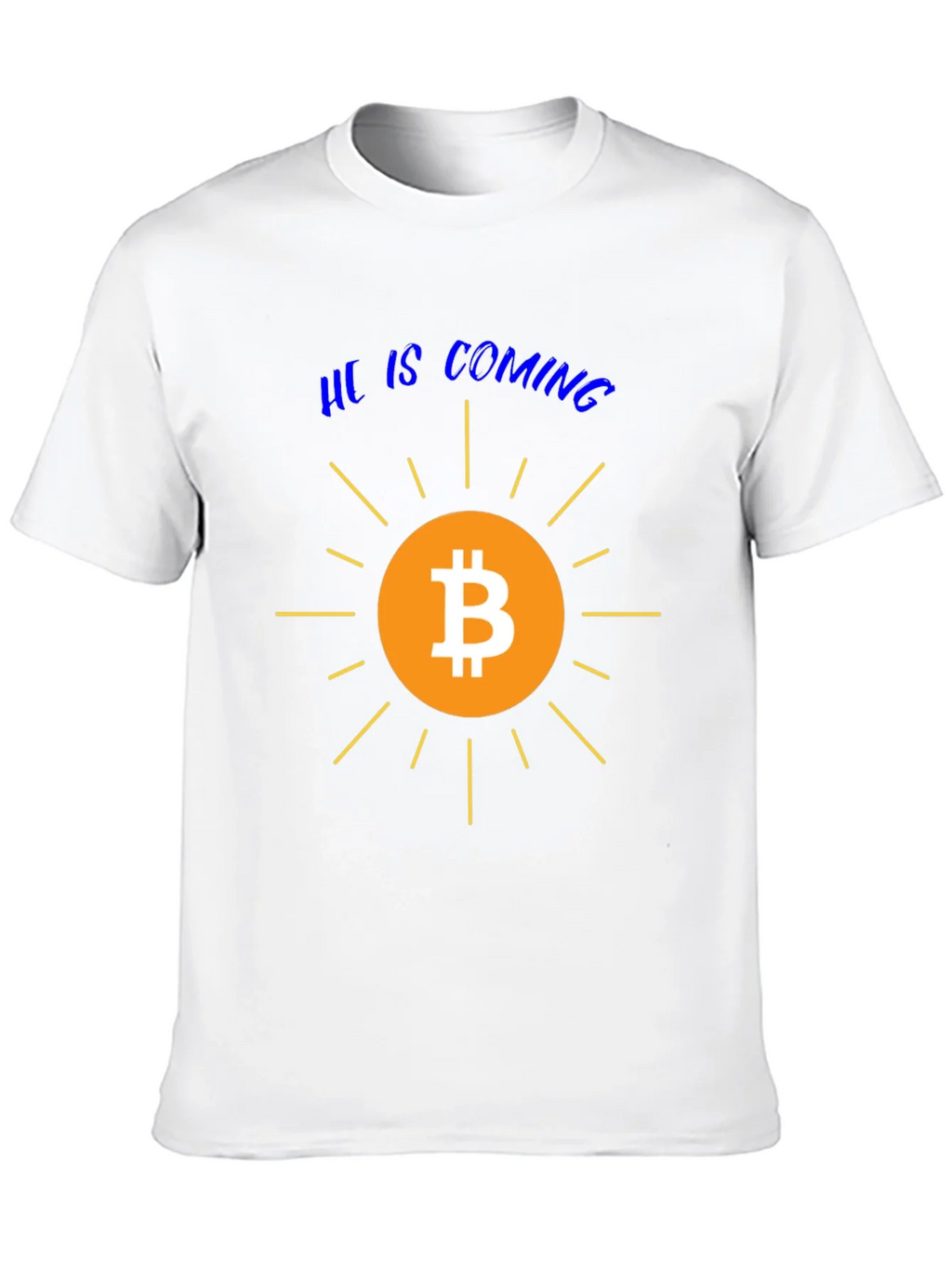 Bitcoin is Coming Graphic Tee - Crypto T-Shirt product image 9