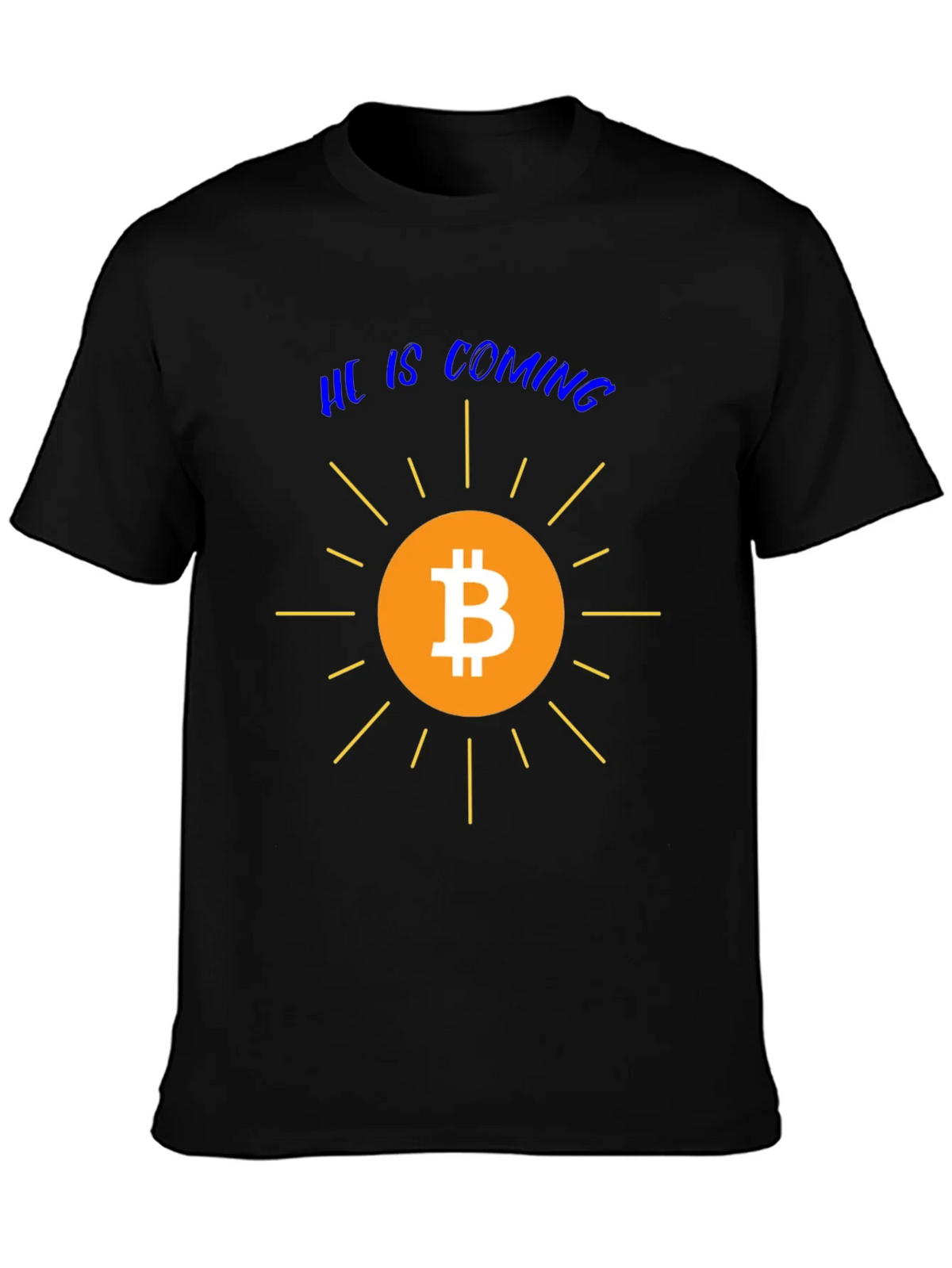 Bitcoin is Coming Graphic Tee - Crypto T-Shirt product image 3