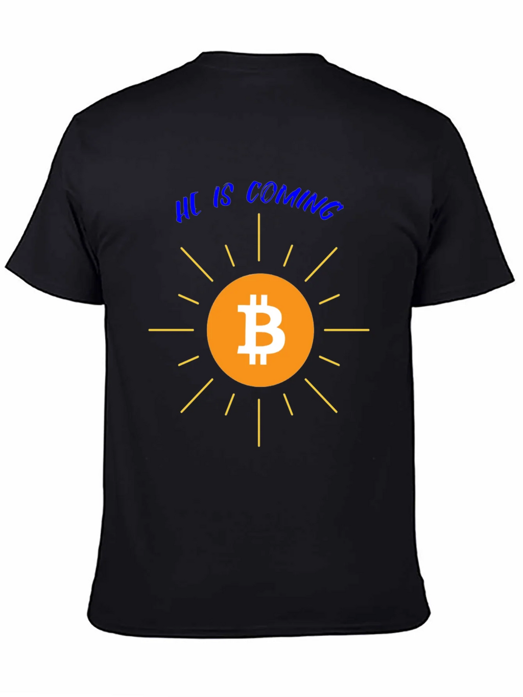 Bitcoin is Coming Graphic Tee - Crypto T-Shirt product image 4