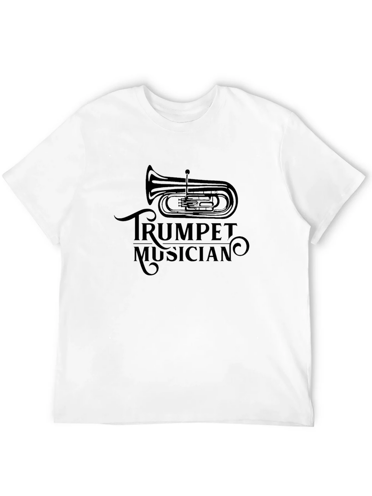 Trumpet Musician Black Graphic Tee product image 11