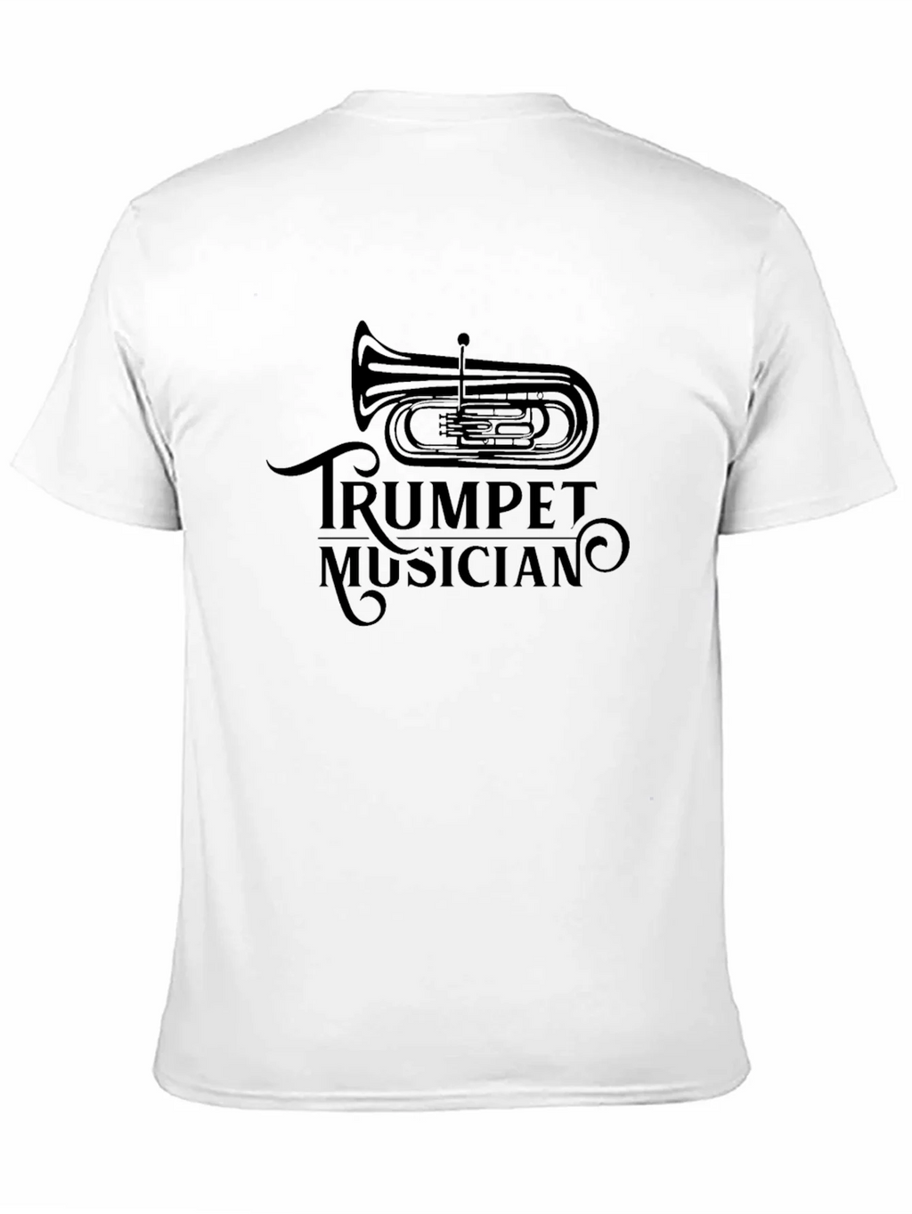 Trumpet Musician Black Graphic Tee product image 10
