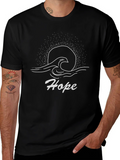 Hope Graphic Tee - Black Cotton T-Shirt product image 1