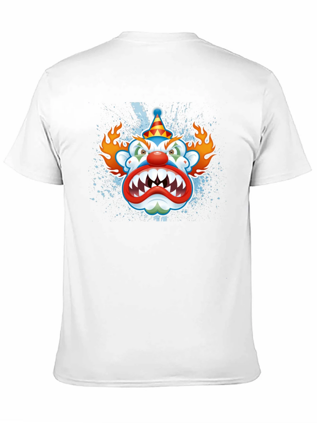 Creepy Clown Graphic Black T-Shirt product image 10