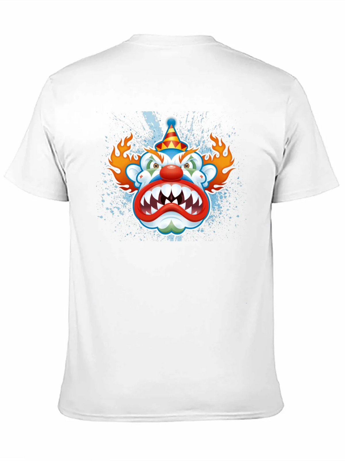 Creepy Clown Graphic Black T-Shirt product image 10