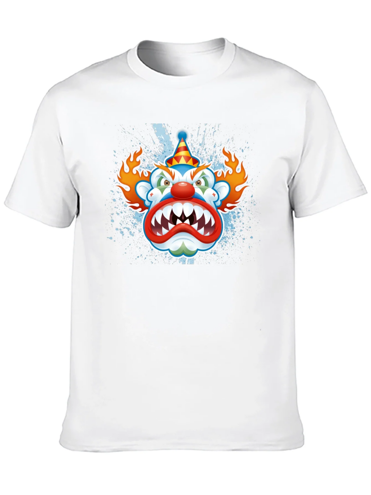 Creepy Clown Graphic Black T-Shirt product image 9