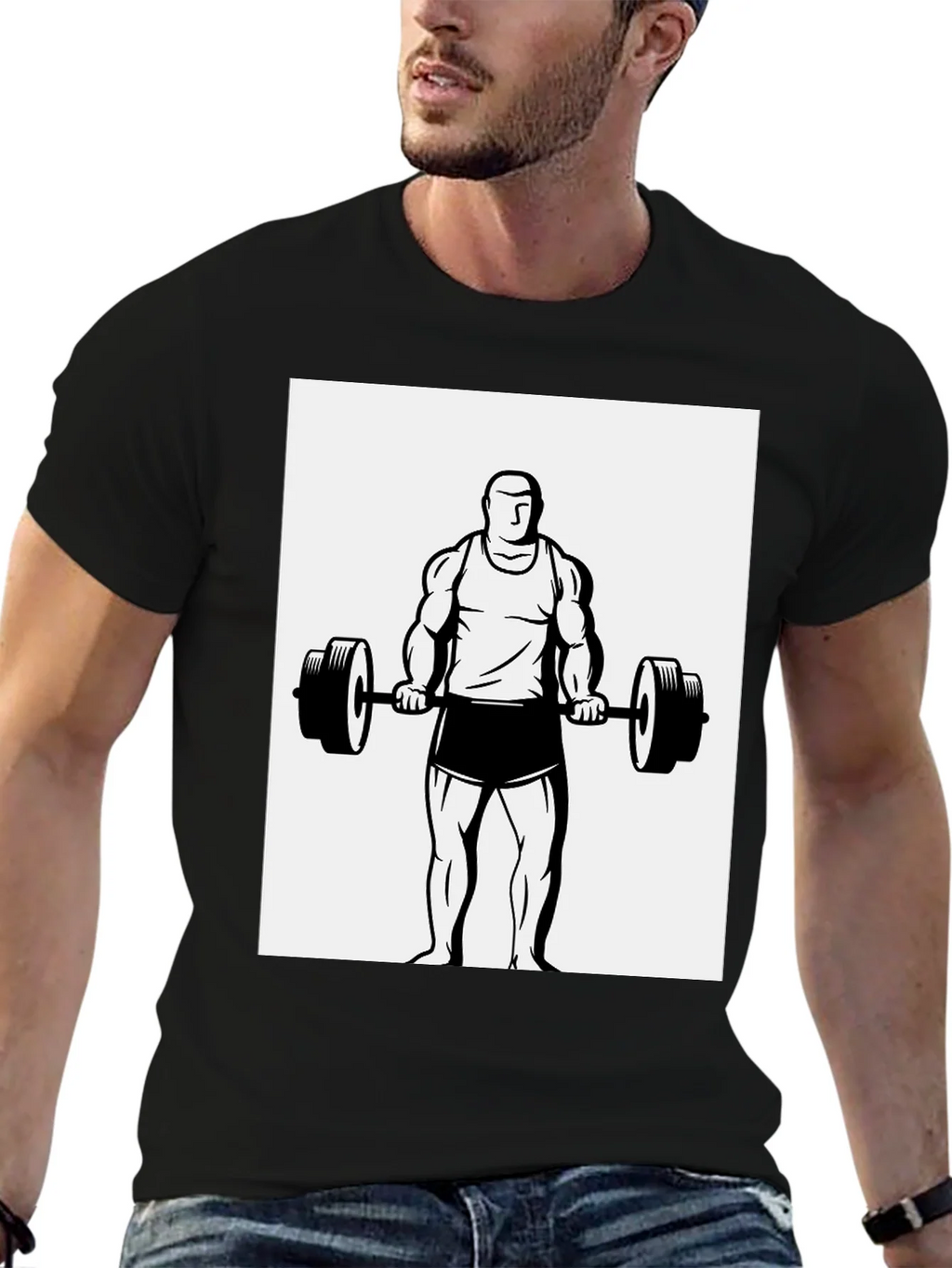 Weightlifter Graphic T-Shirt product image 6