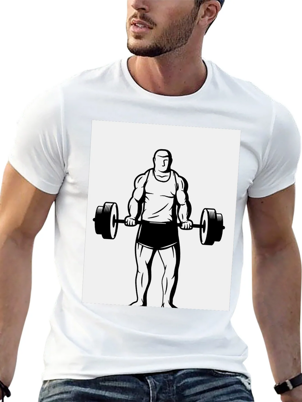 Weightlifter Graphic T-Shirt product image 12