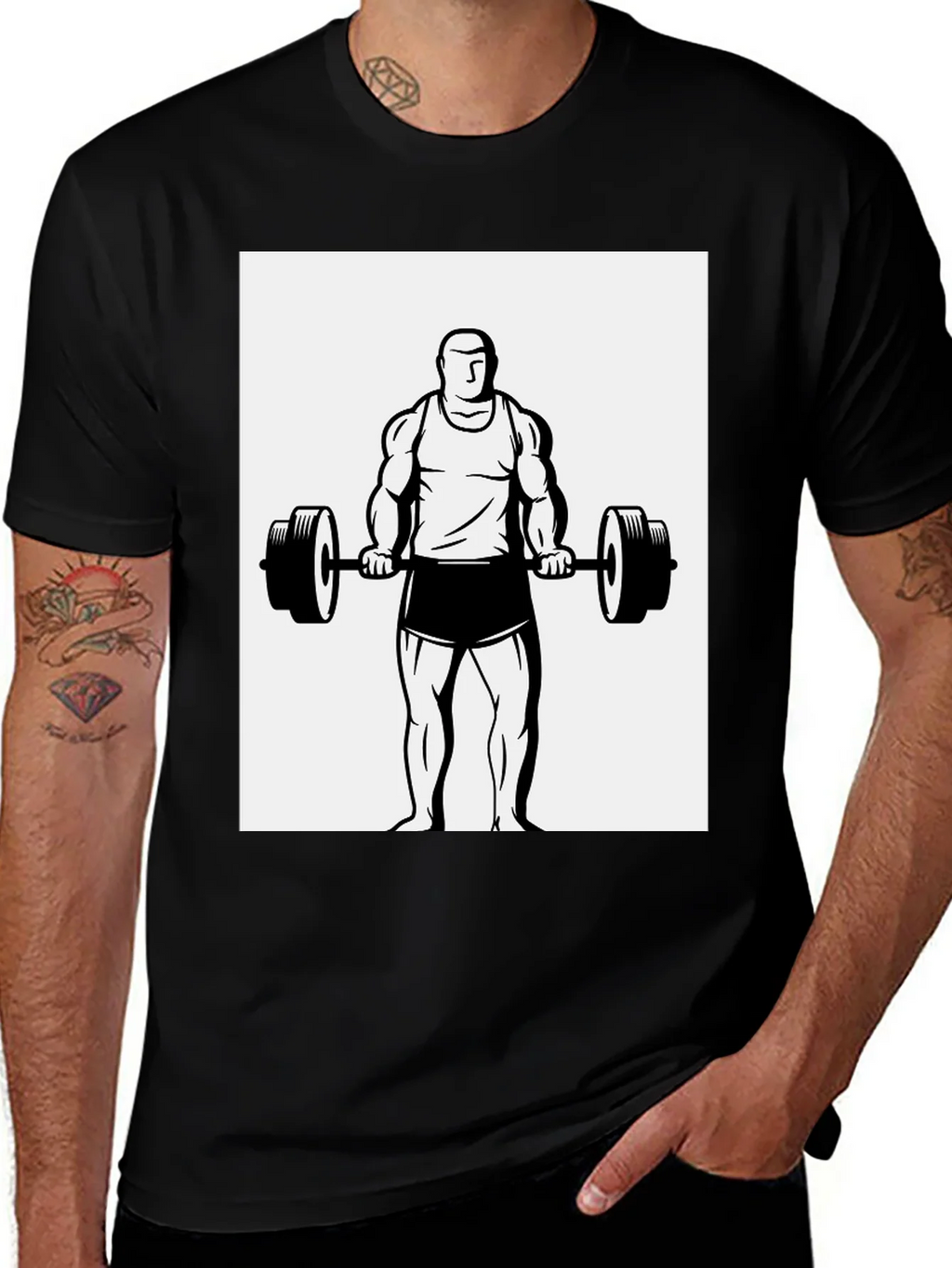 Weightlifter Graphic T-Shirt product image 1