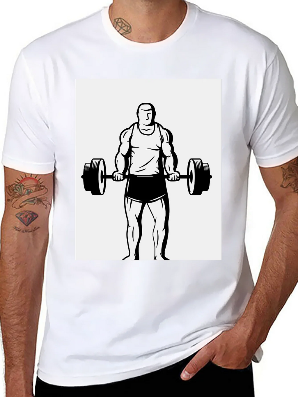 Weightlifter Graphic T-Shirt product image 7