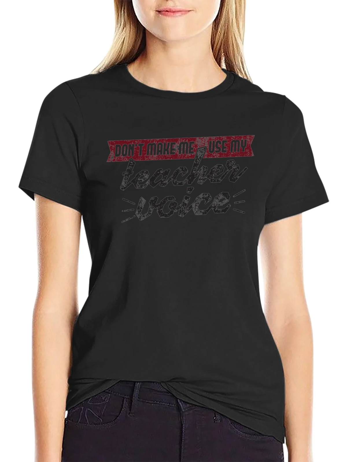Teacher Voice T-Shirt - Funny Educator Apparel product image 1