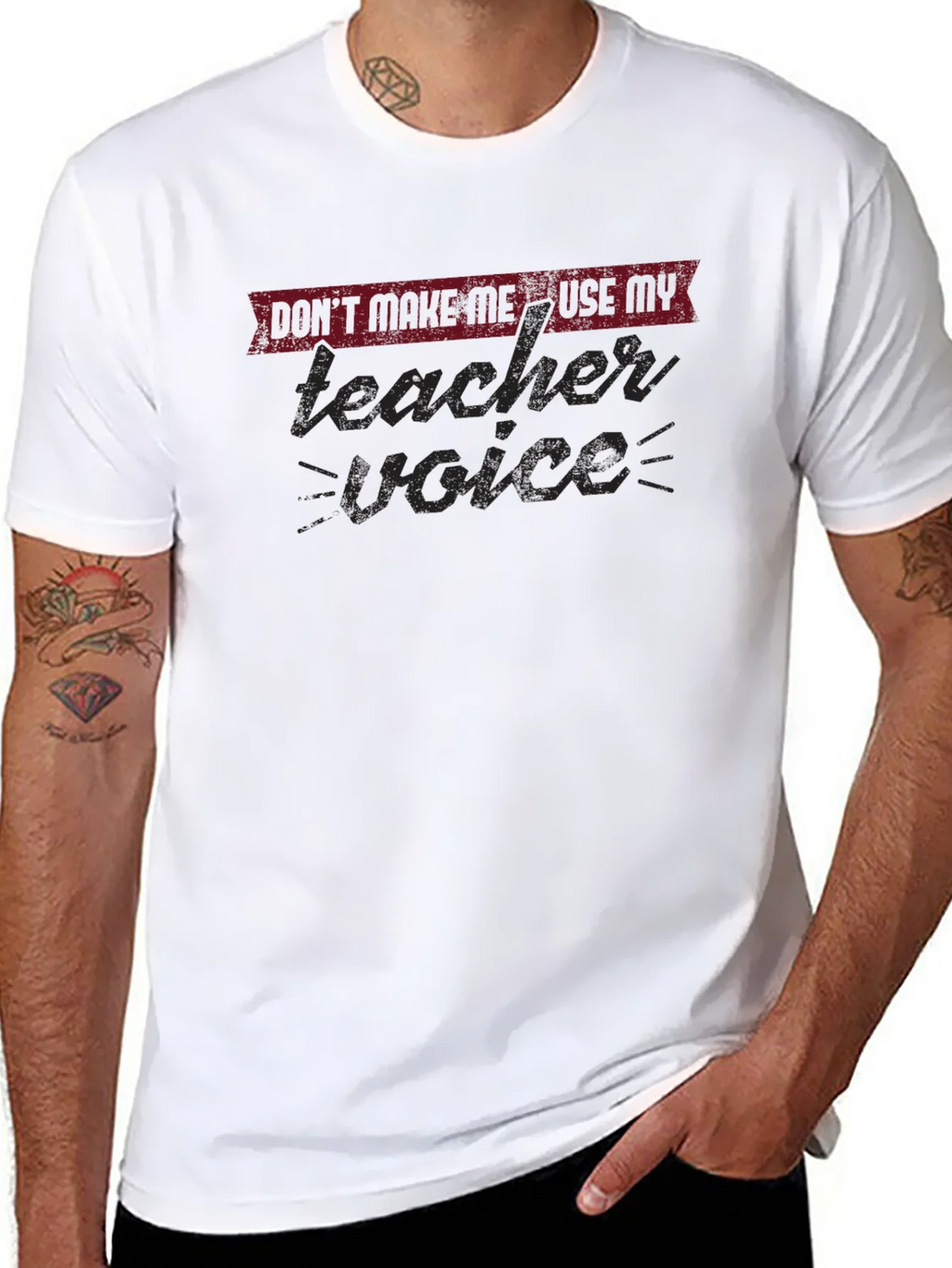 Teacher Voice T-Shirt - Funny Educator Apparel product image 6