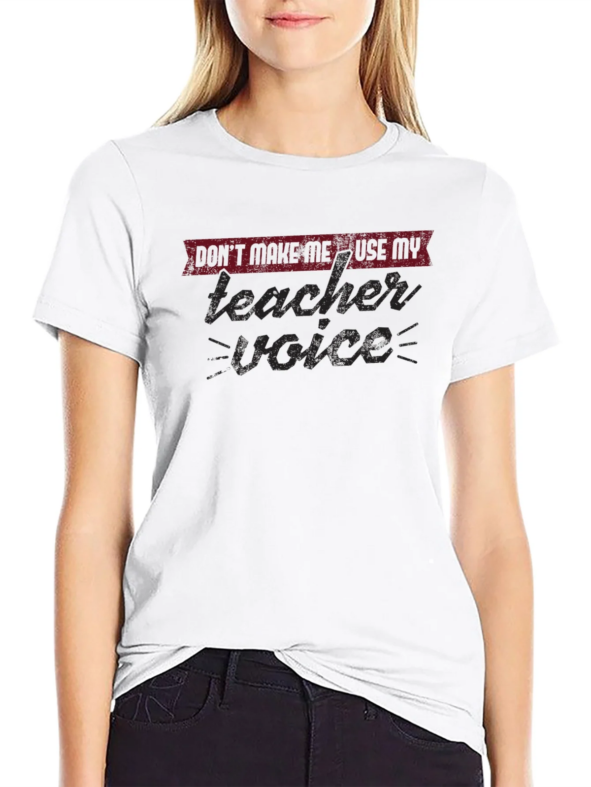 Teacher Voice T-Shirt - Funny Educator Apparel product image 7