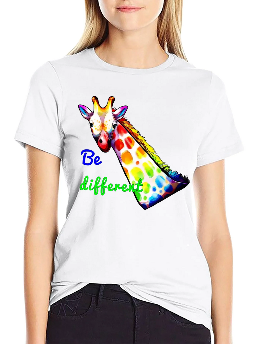 Be Different Giraffe Graphic Tee product image 8