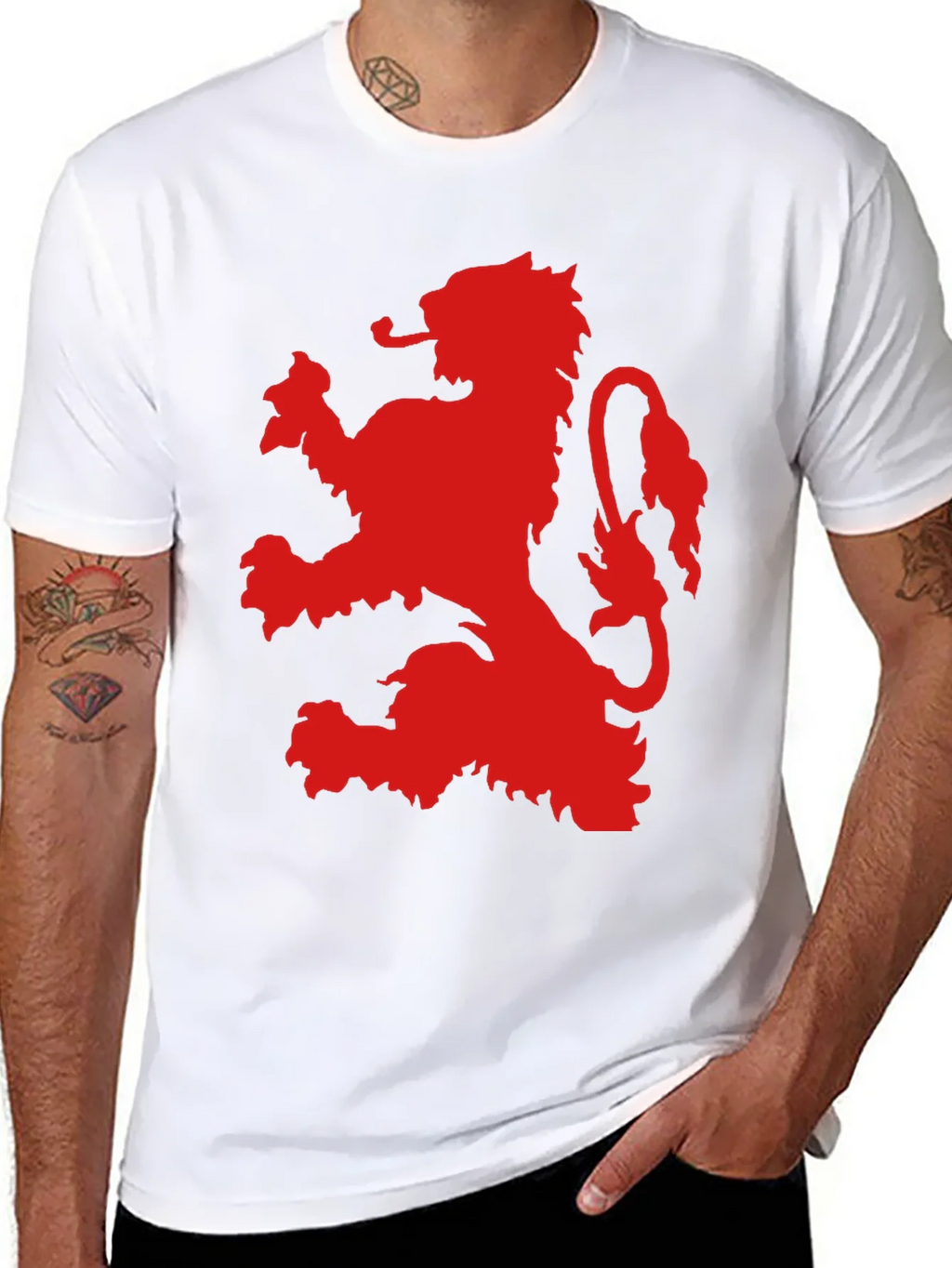 Red Lion Graphic Black T-Shirt product image 7