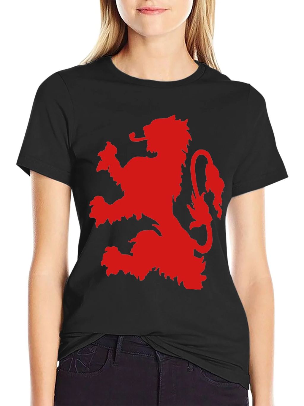 Red Lion Graphic Black T-Shirt product image 2