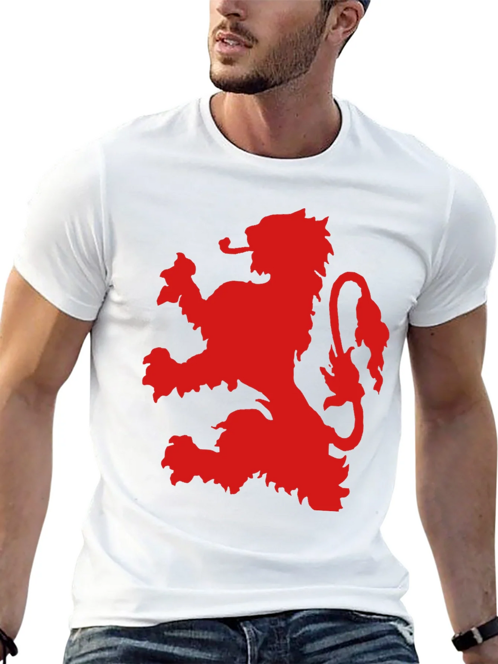 Red Lion Graphic Black T-Shirt product image 12