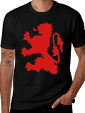 Red Lion Graphic Black T-Shirt product image 1