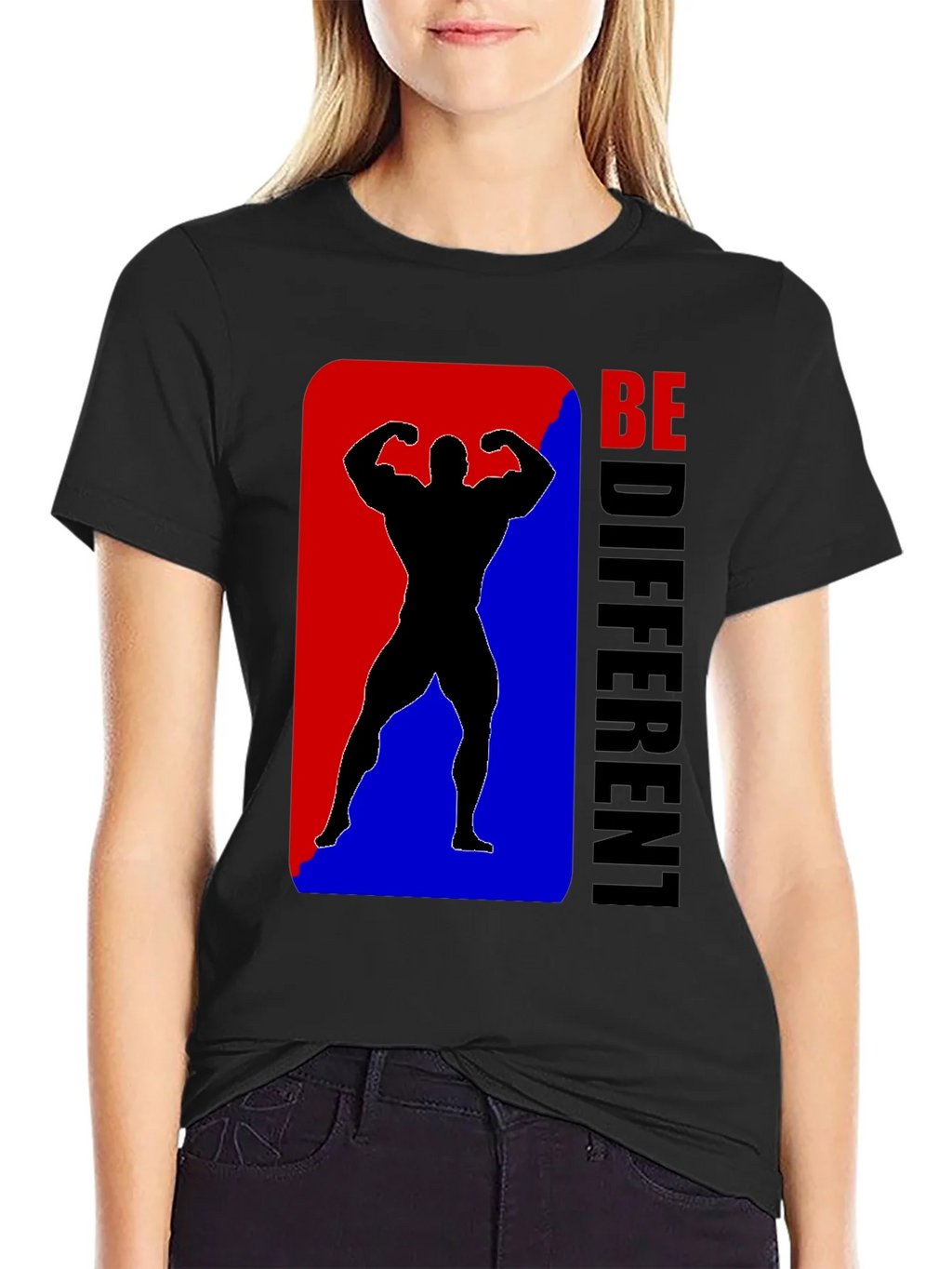 Be Different Bodybuilder Graphic Tee product image 2