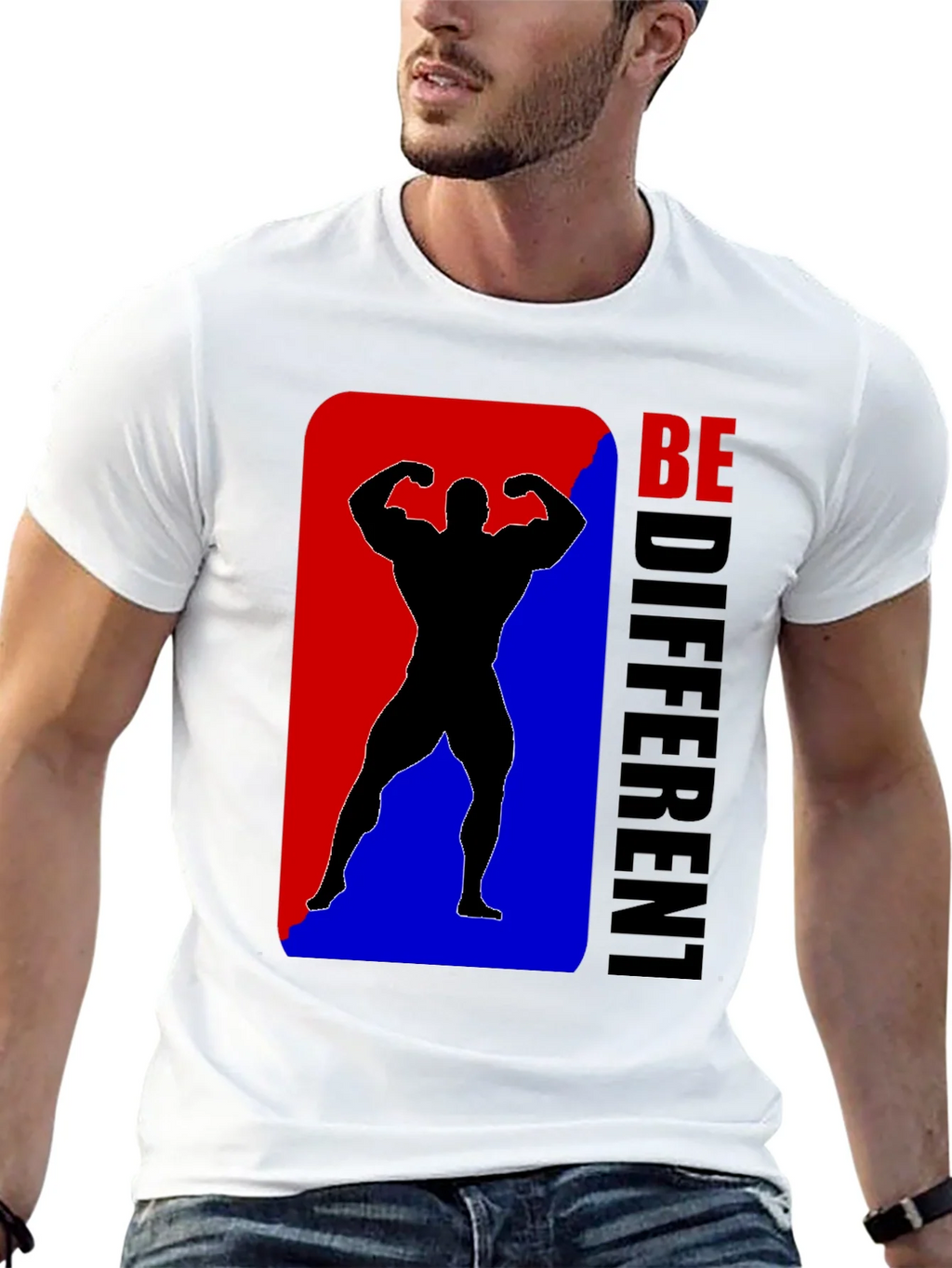 Be Different Bodybuilder Graphic Tee product image 12