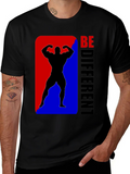 Be Different Bodybuilder Graphic Tee product image 1