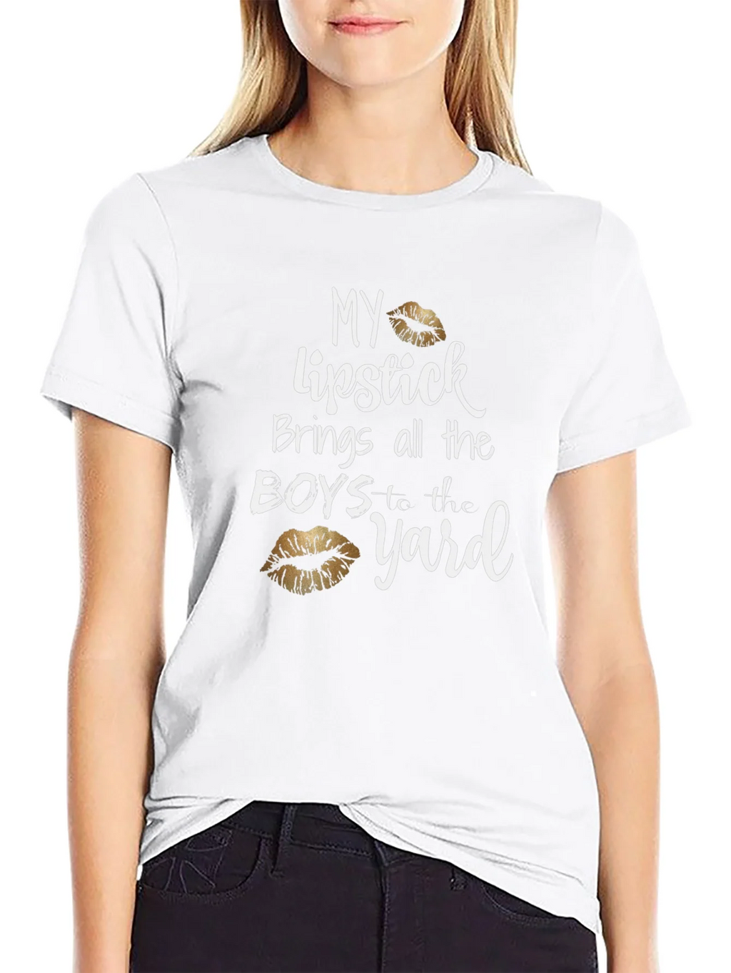 Lipstick Brings All the Boys T-Shirt product image 8