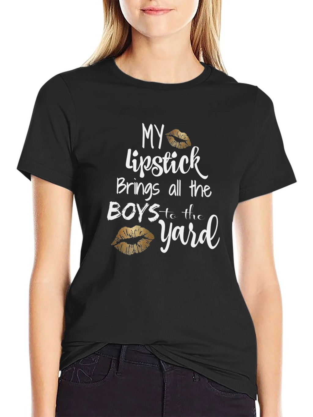 Lipstick Brings All the Boys T-Shirt product image 2
