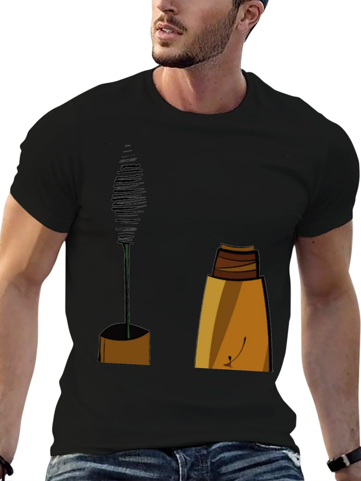Mascara Graphic Tee - Beauty Lover Fashion product image 6