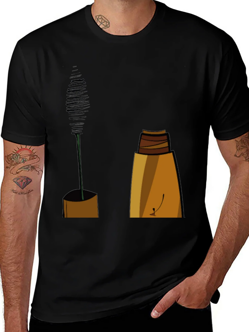 Mascara Graphic Tee - Beauty Lover Fashion product image 1