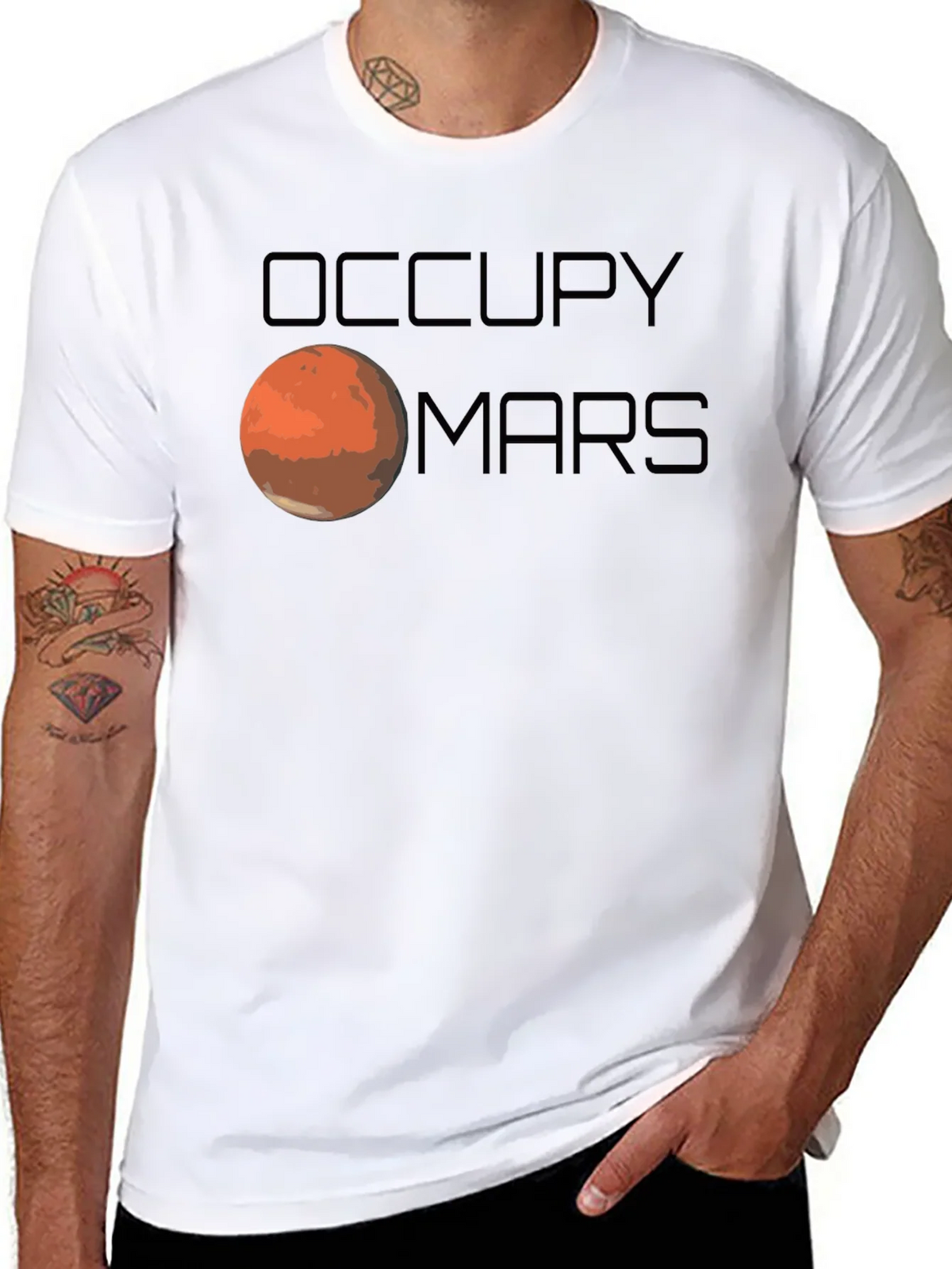 Occupy Mars Graphic T-Shirt product image 7