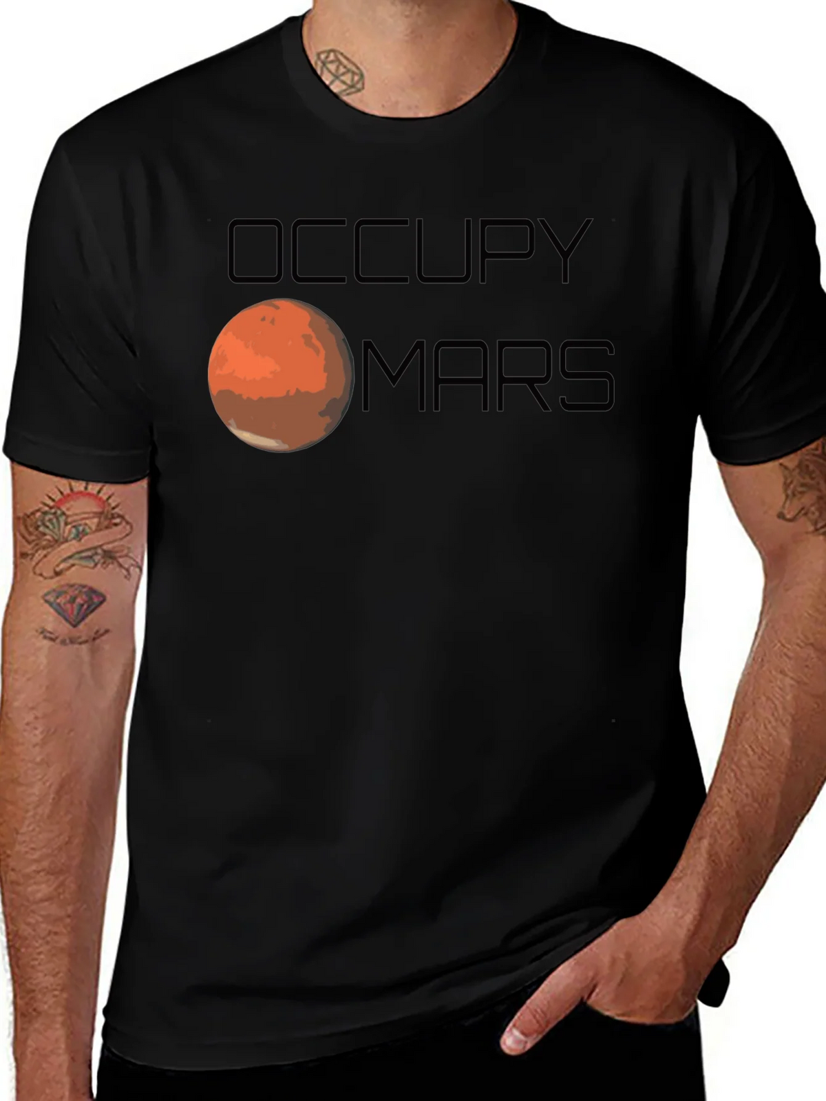 Occupy Mars Graphic T-Shirt product image 1