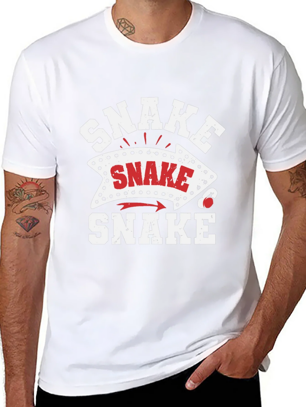 Snake Arrow Novelty Graphic T-Shirt product image 7