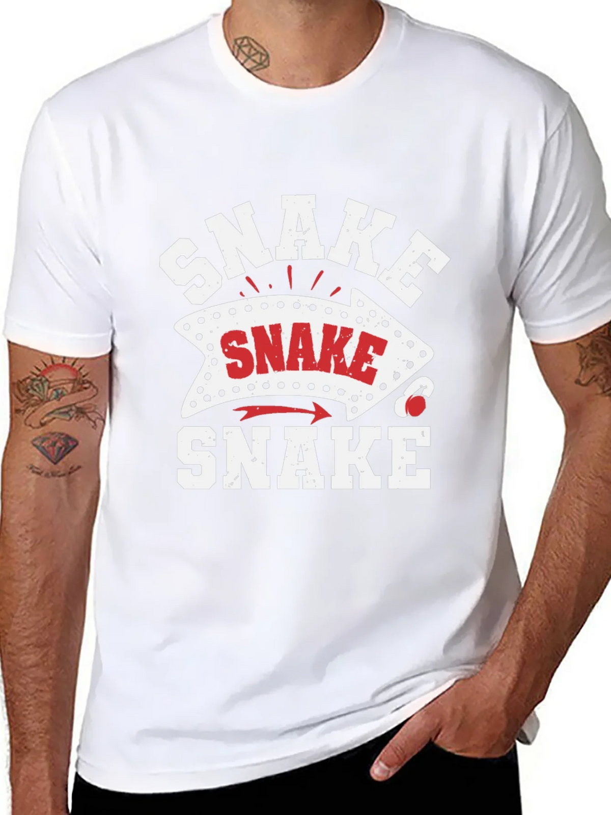 Snake Arrow Novelty Graphic T-Shirt product image 7