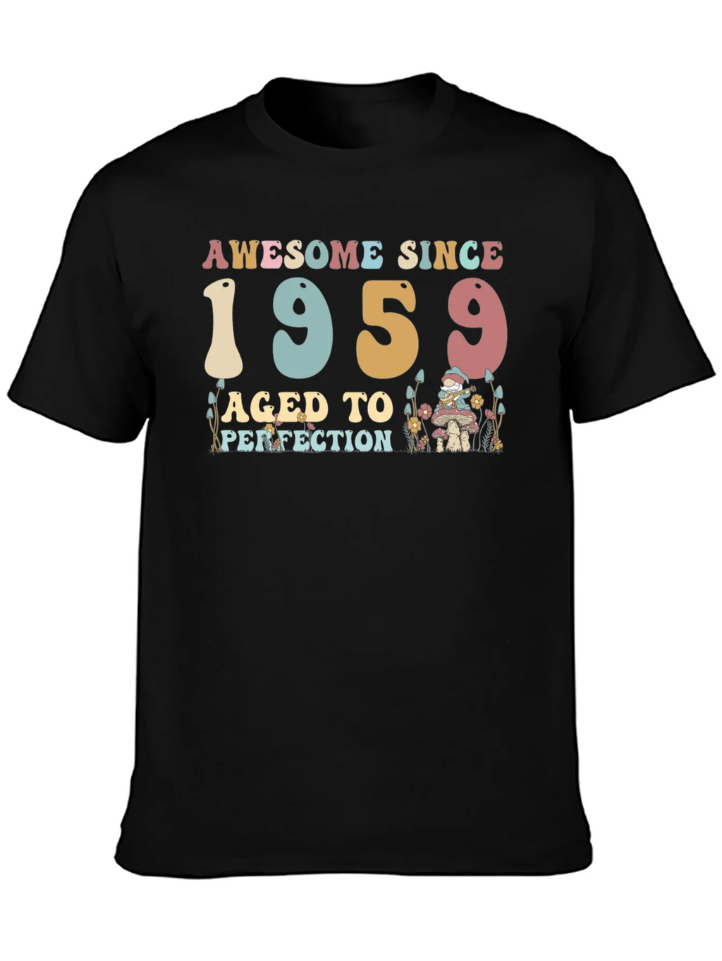 Awesome Since 1959 Aged to Perfection T-Shirt product image 3