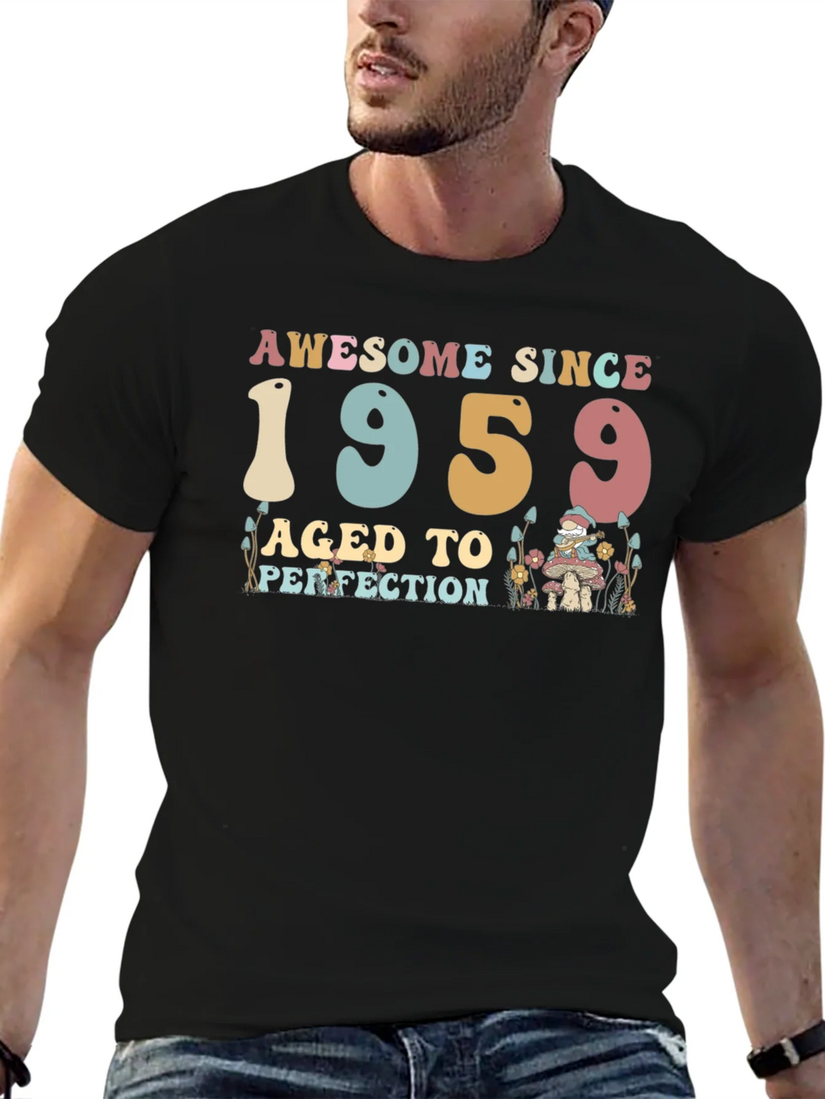 Awesome Since 1959 Aged to Perfection T-Shirt product image 6