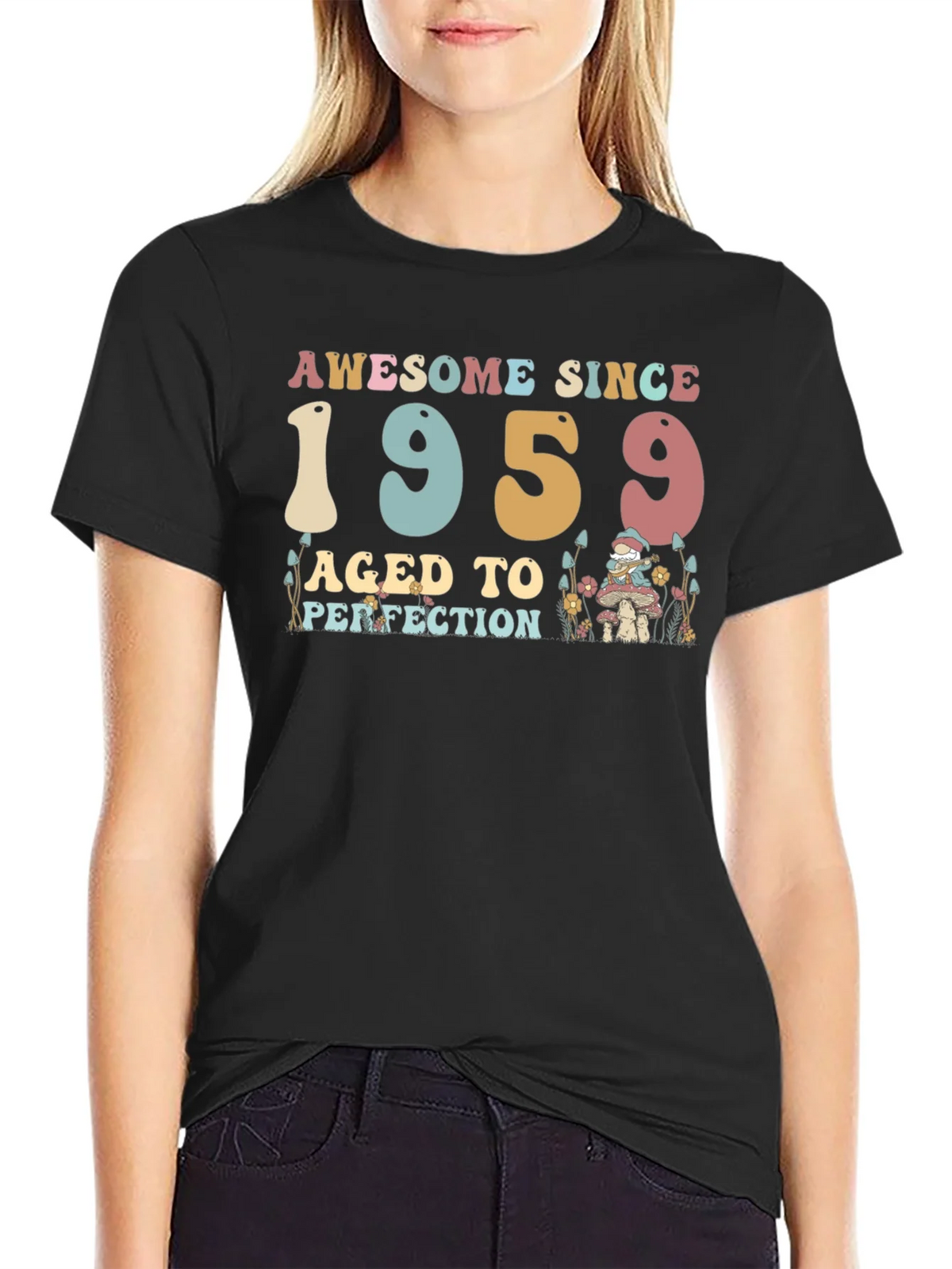 Awesome Since 1959 Aged to Perfection T-Shirt product image 2