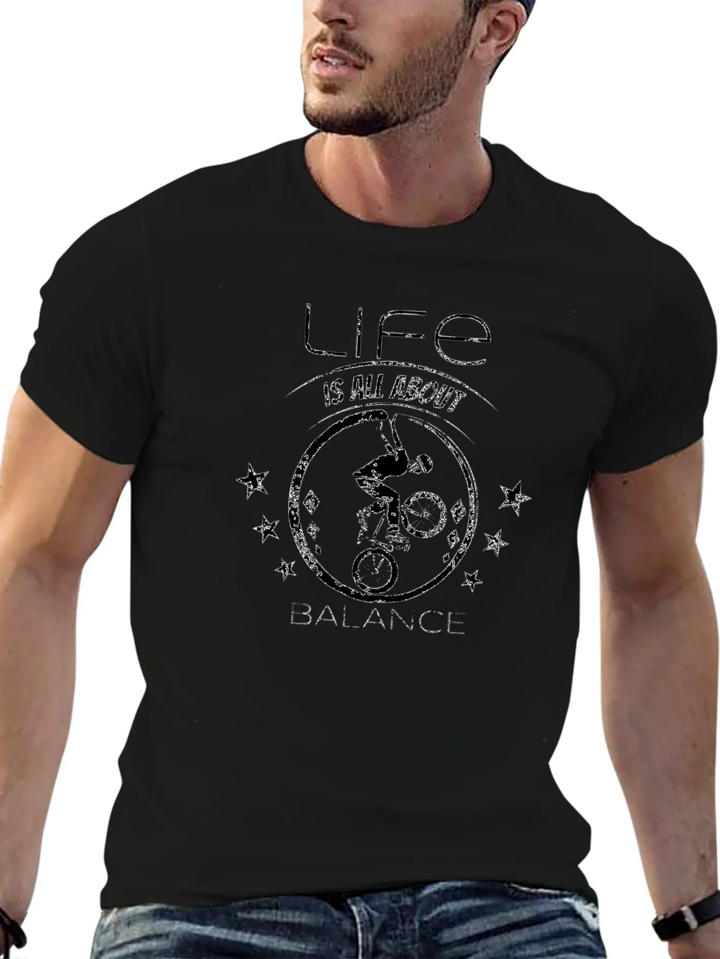 Life Is All About Balance Graphic Tee product image 6
